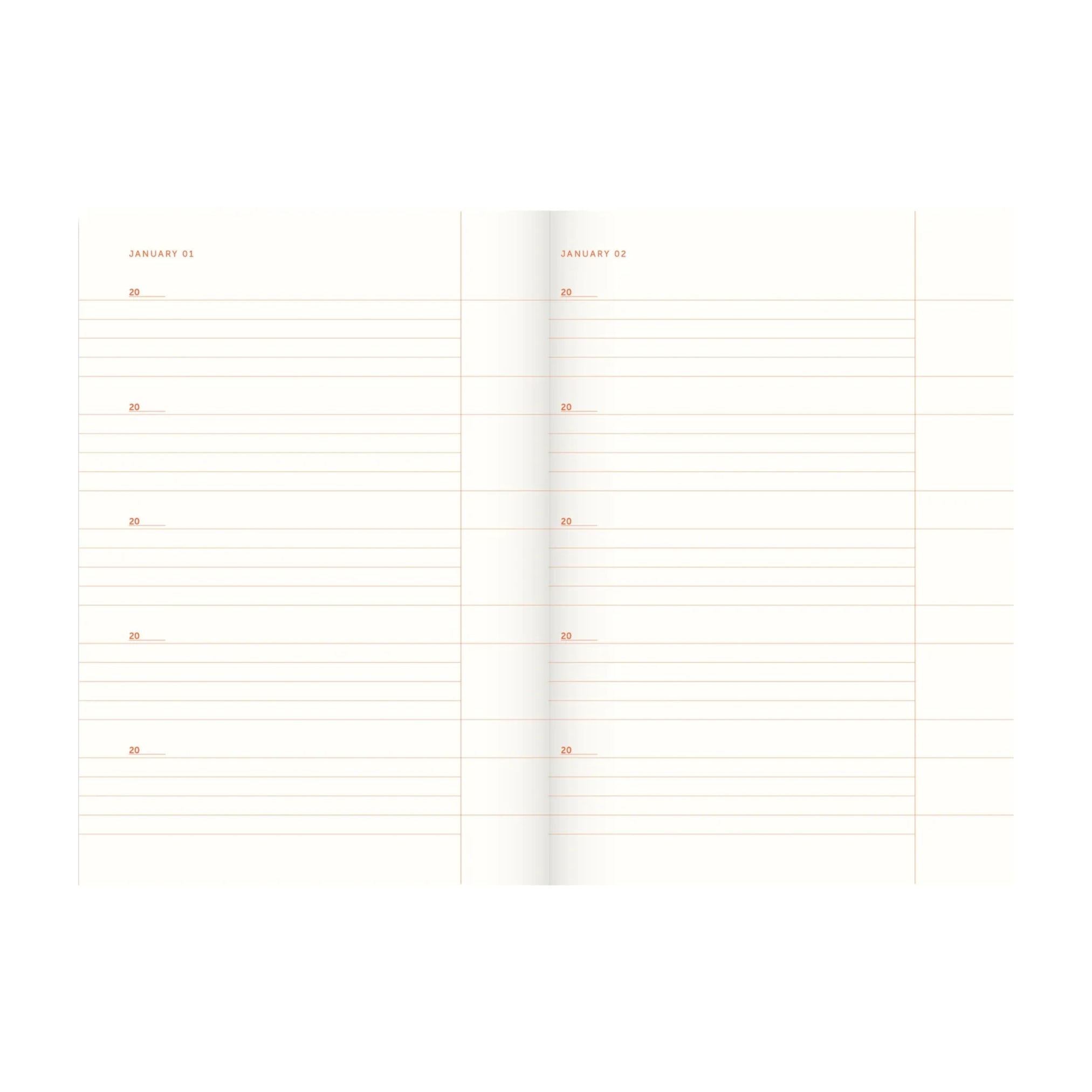 One Line A day linen journal for a collection of thoughts to write down every day for 5 years