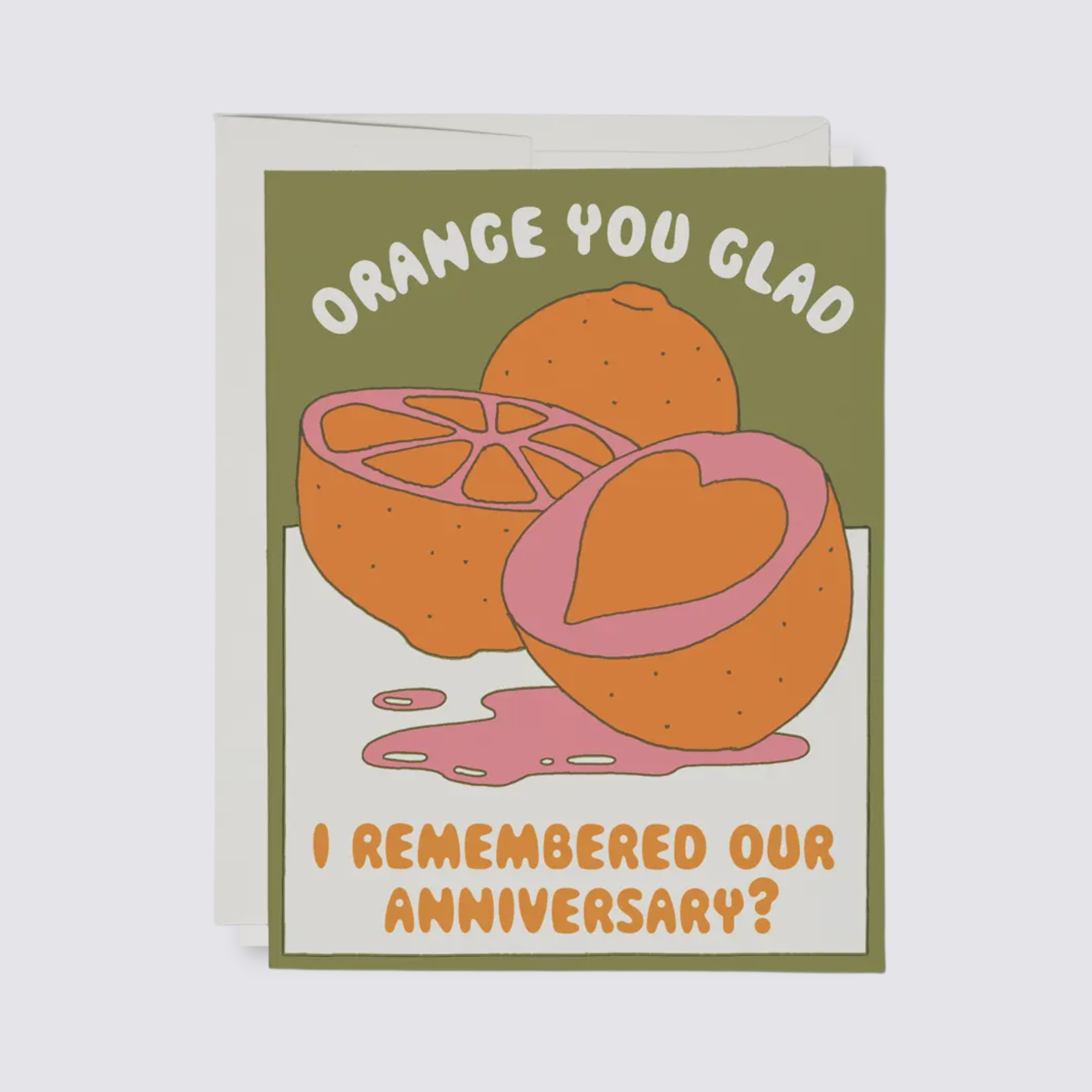 Orange You Glad Anniversary Card
