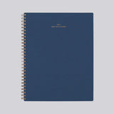 navy blue yearly task planner 2025