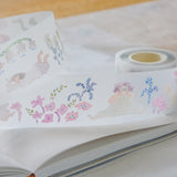 Hand illustrated tape. Beautiful gift wrap tape. 