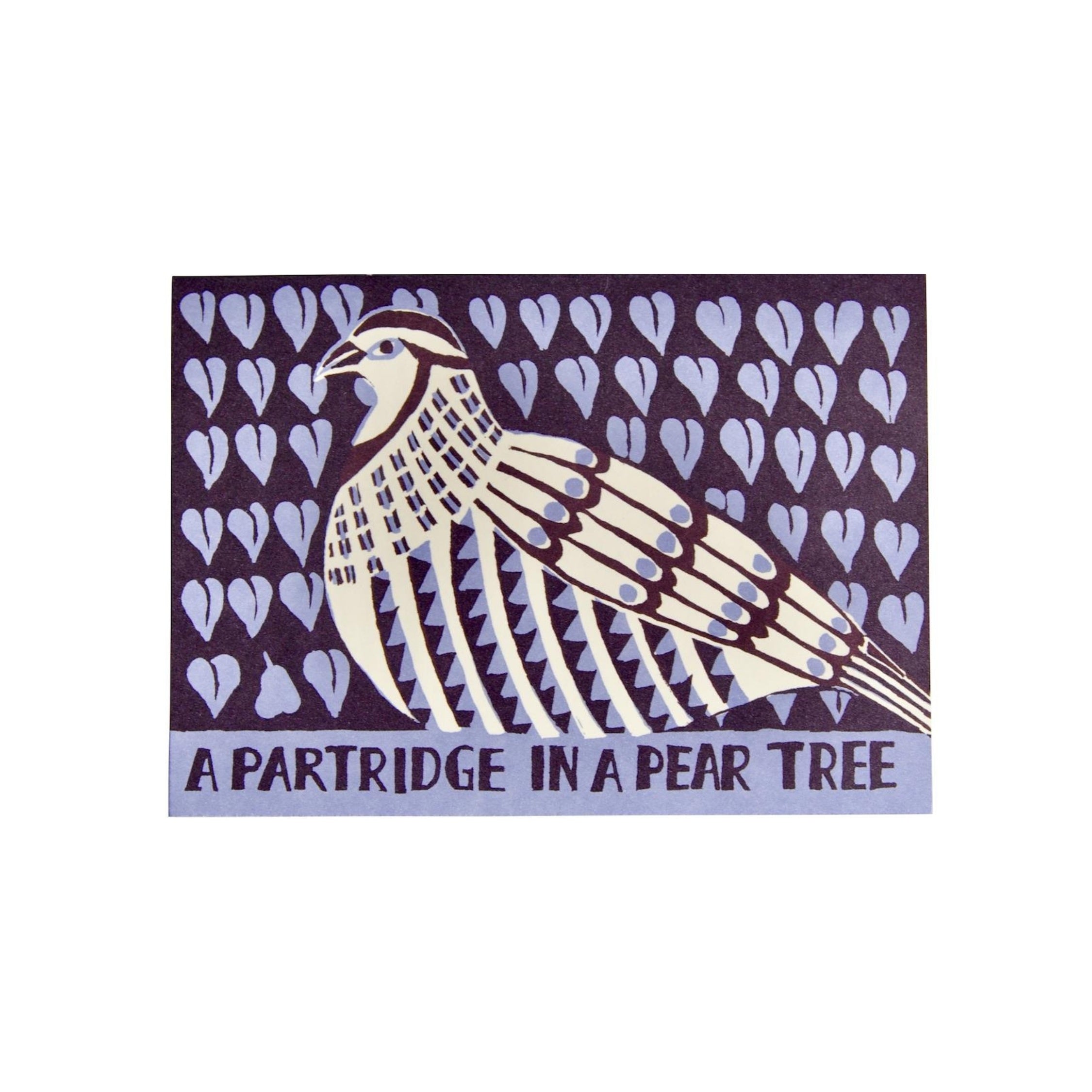Christmas Card Pack Birds - A Partridge In A Pear Tree