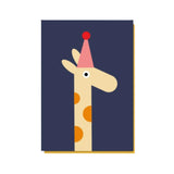 Party Giraffe Birthday Card