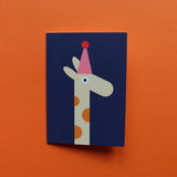Happy Giraffe Birthday Card