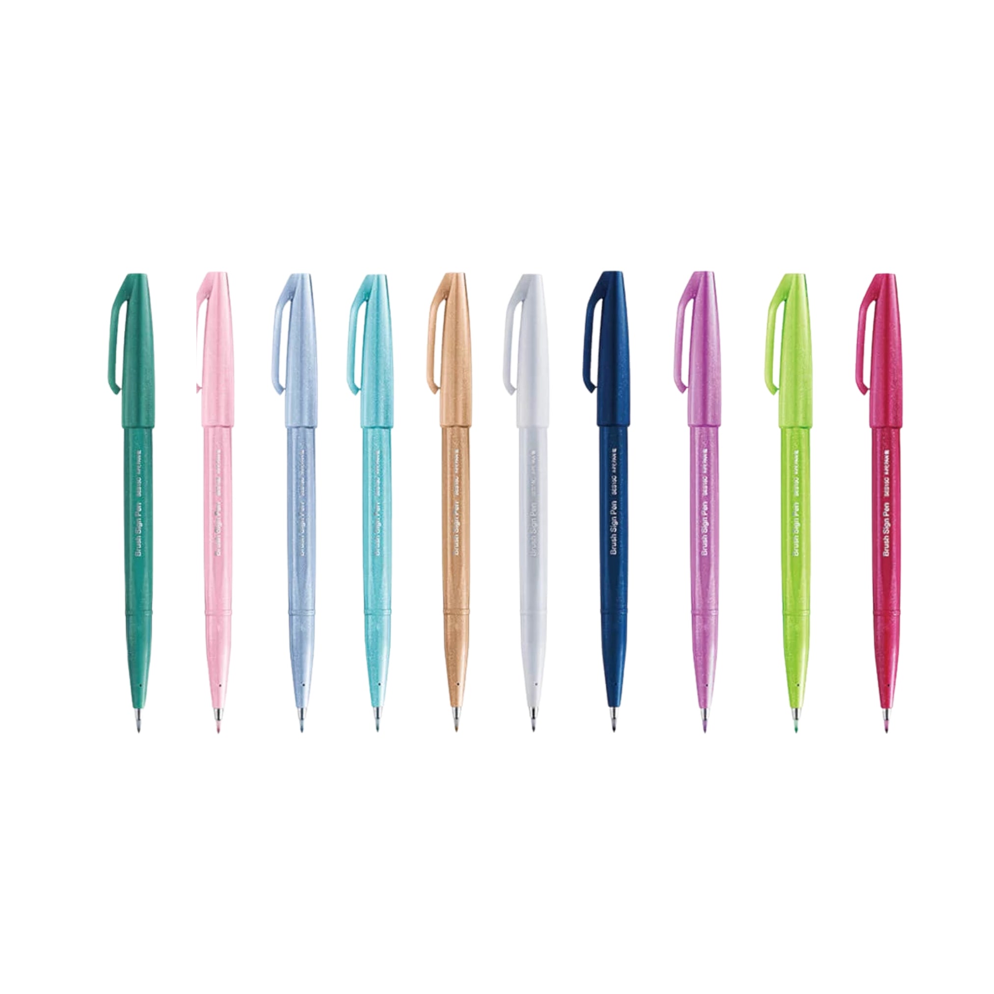 Brush sign pen pastel set