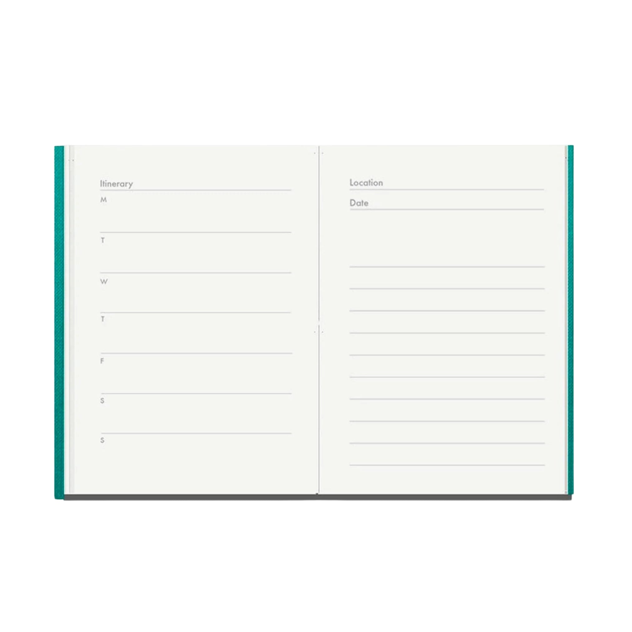 A6 Pocket Travel Diary Inside Pages