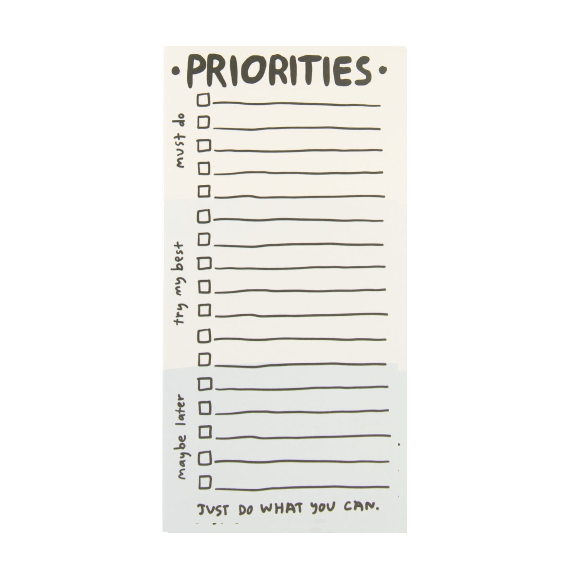 Priorities Notepad