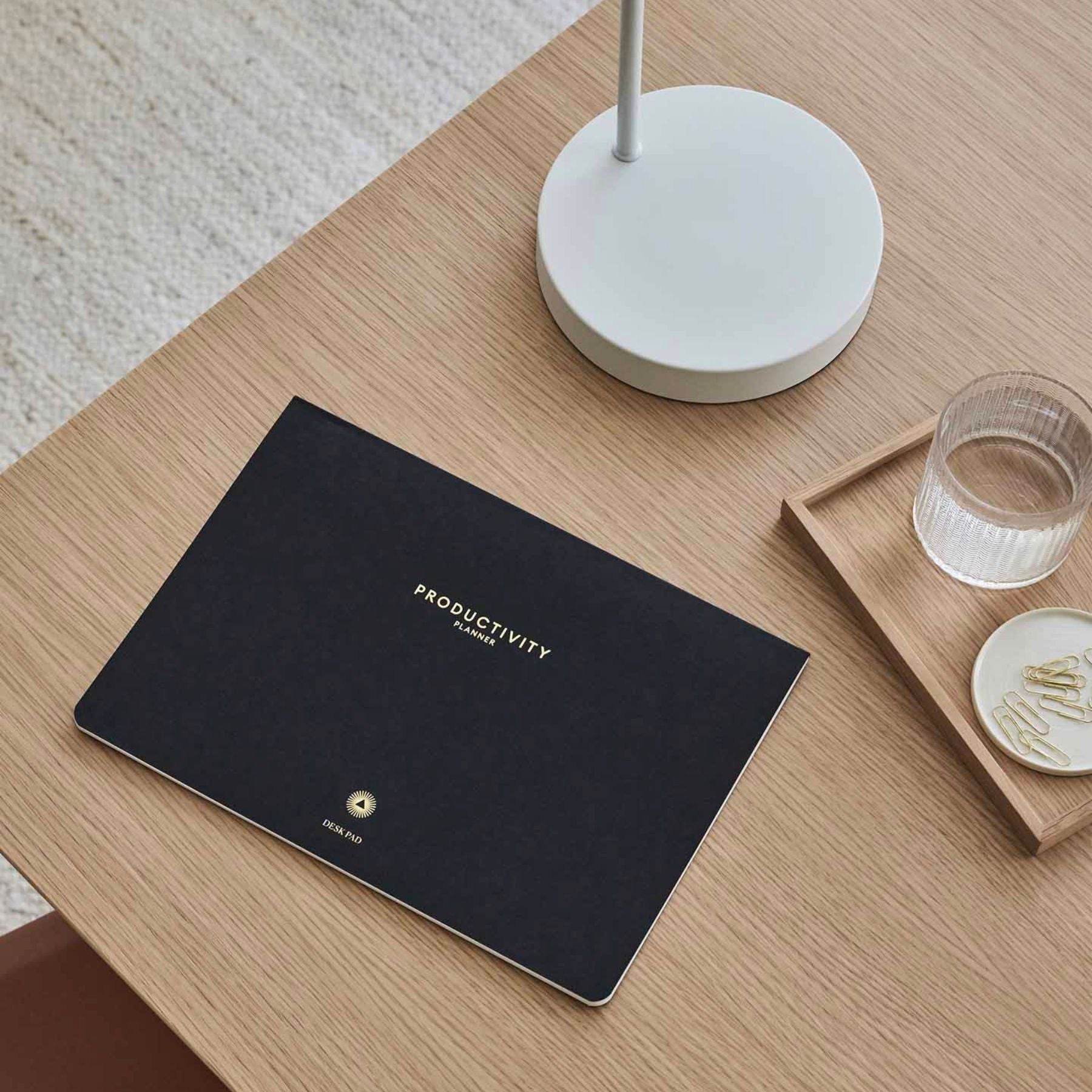 undated desk planner