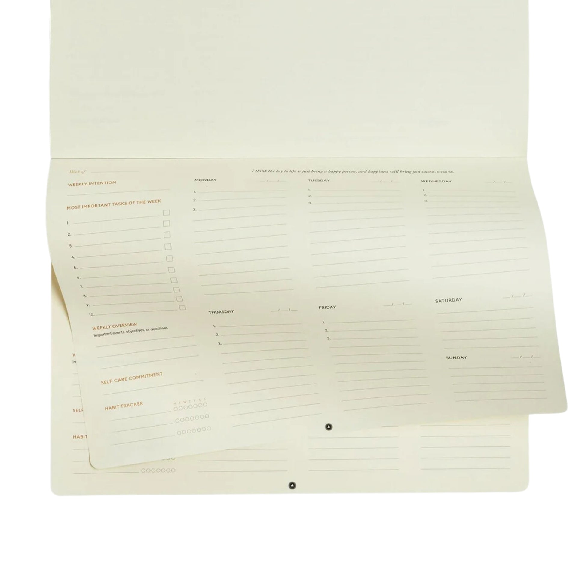 Productivity Weekly Desk Pad