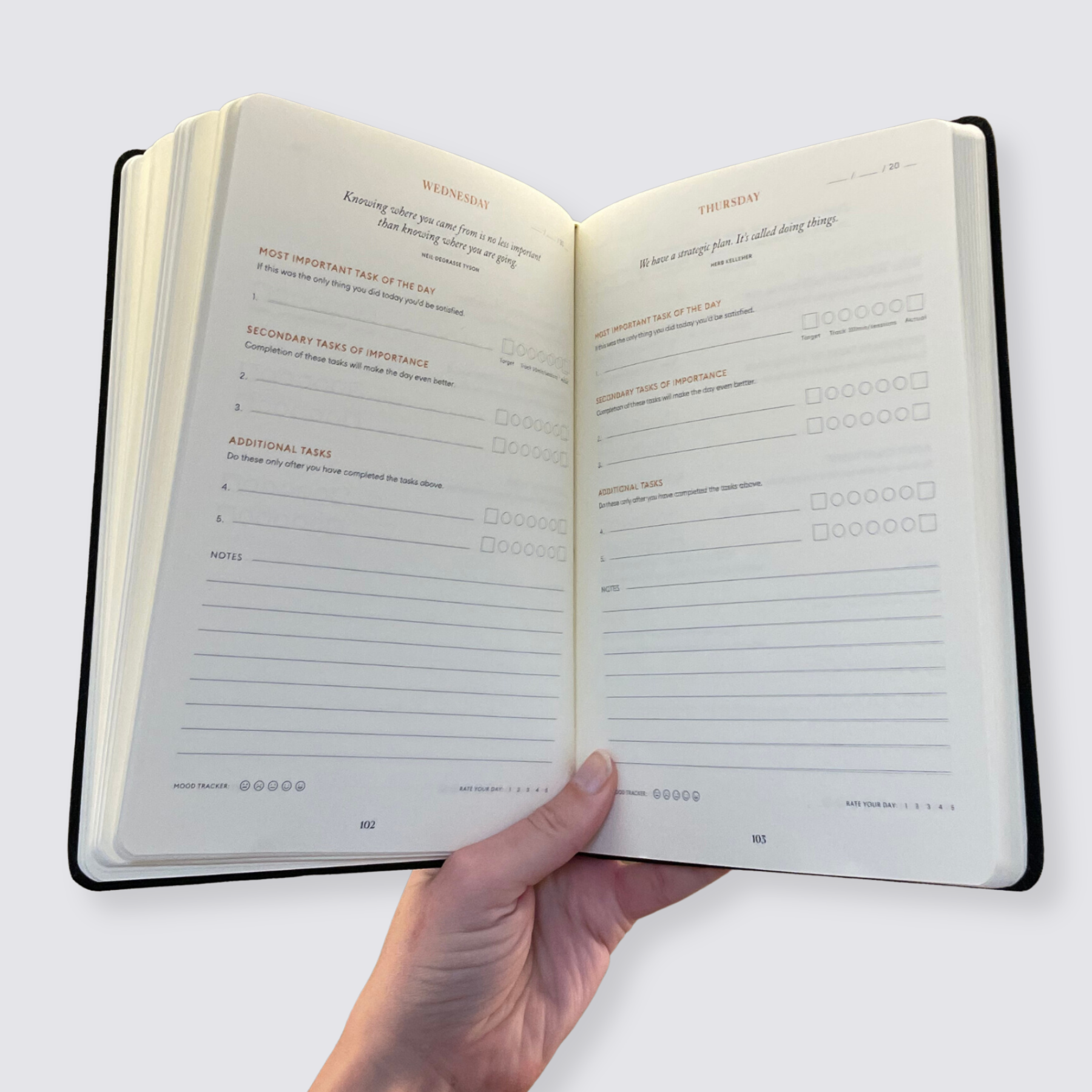 daily planner for productivity