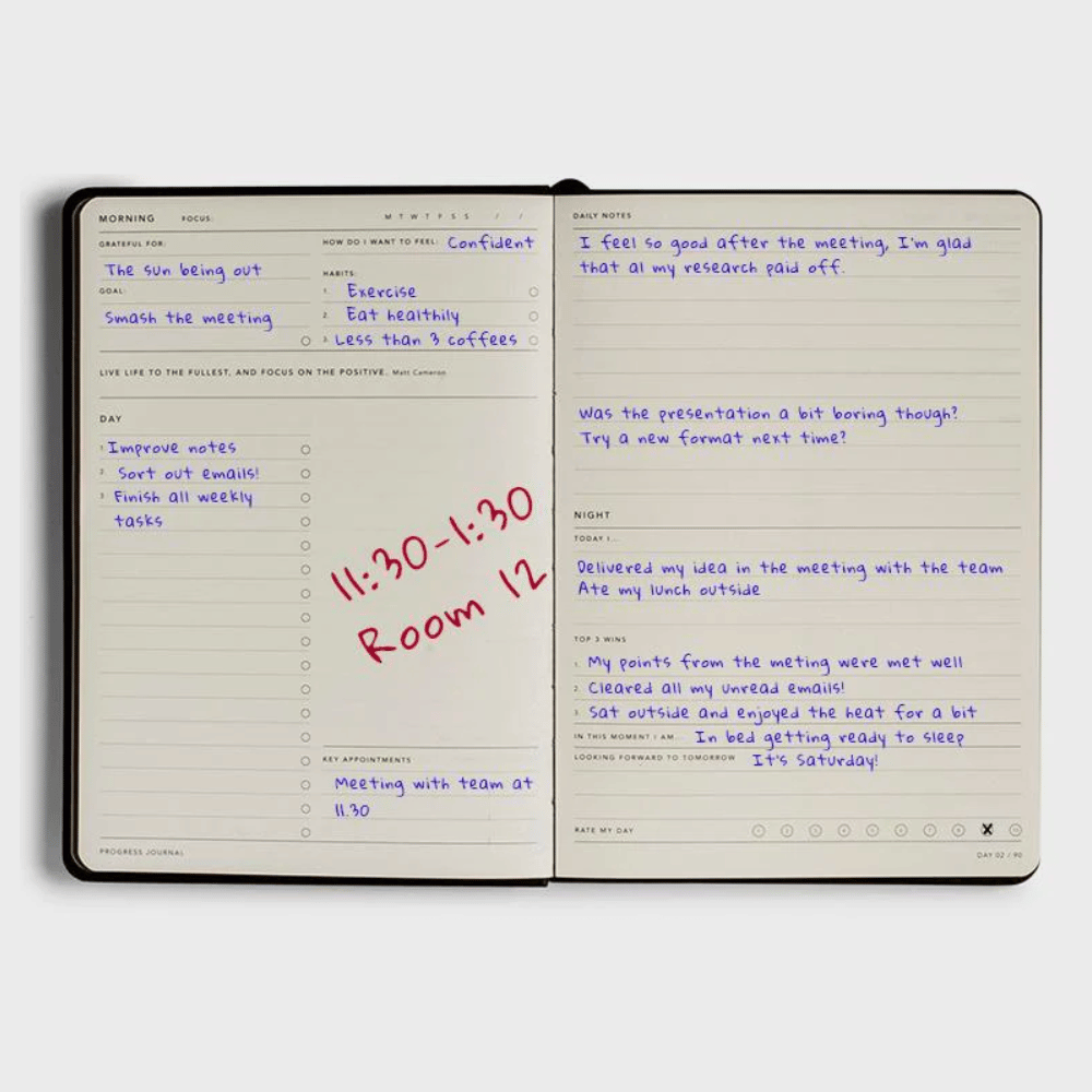 Progress Journal - Teal Green