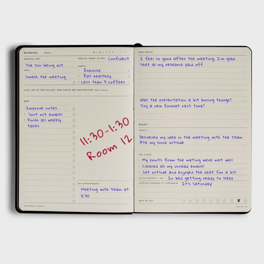 Progress Journal - Teal Green