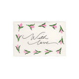 with love hand painted card