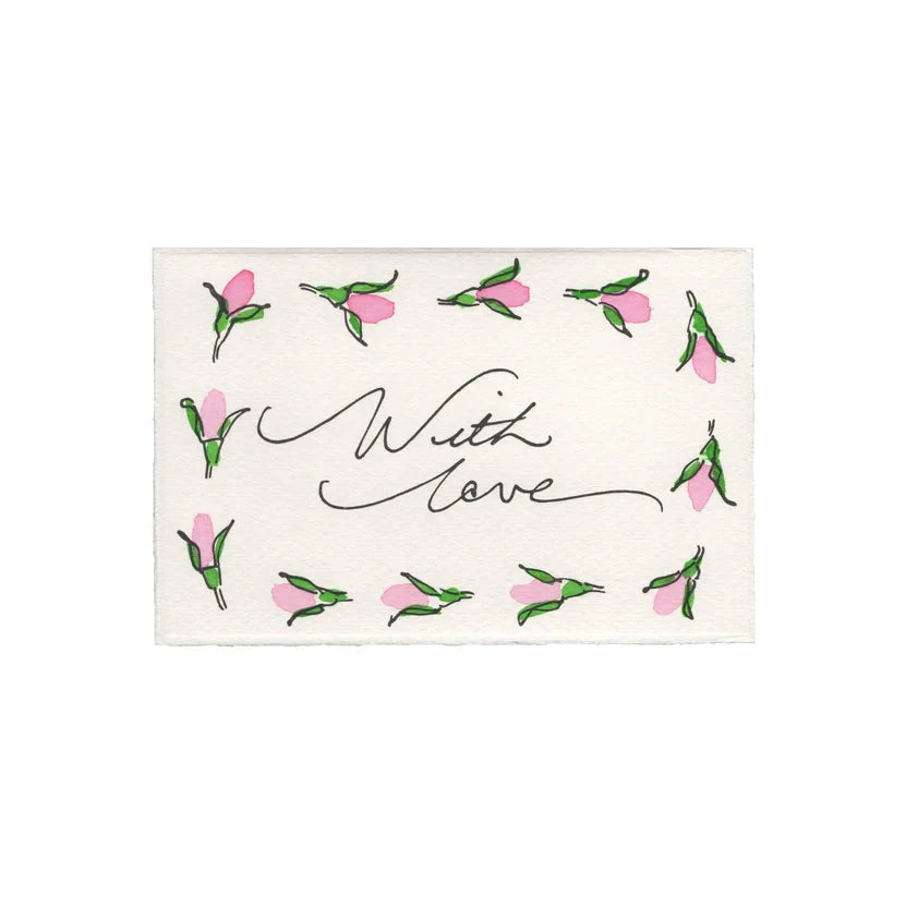 Rosebuds With Love Card