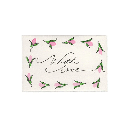 Rosebuds With Love Card