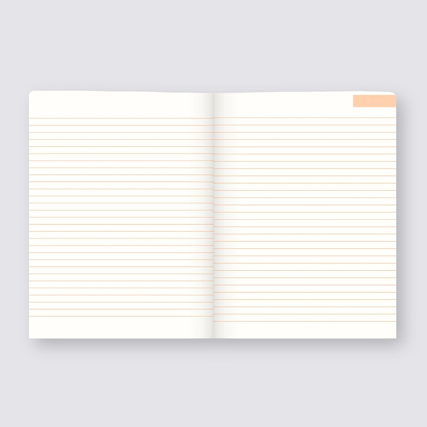 ruled notebook