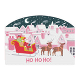 Santa Rooftop Greetings Card