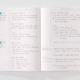 365 Days Ruled Notebook - Red / A5
