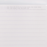 365 Days Ruled Notebook - Red / A5