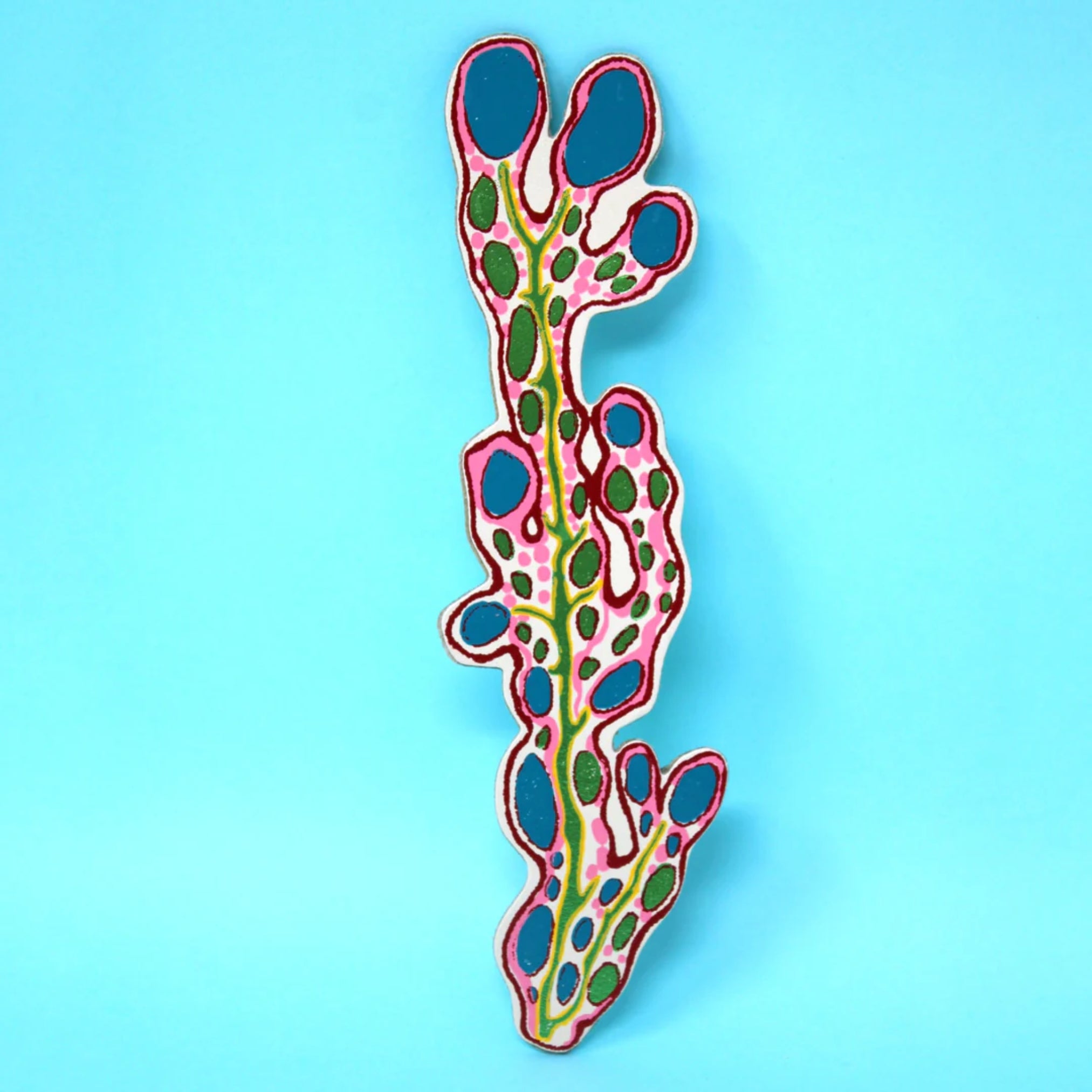 ocean leather bookmark