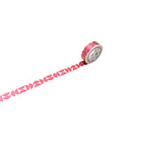 Pink Shape Pattern Decorative Tape