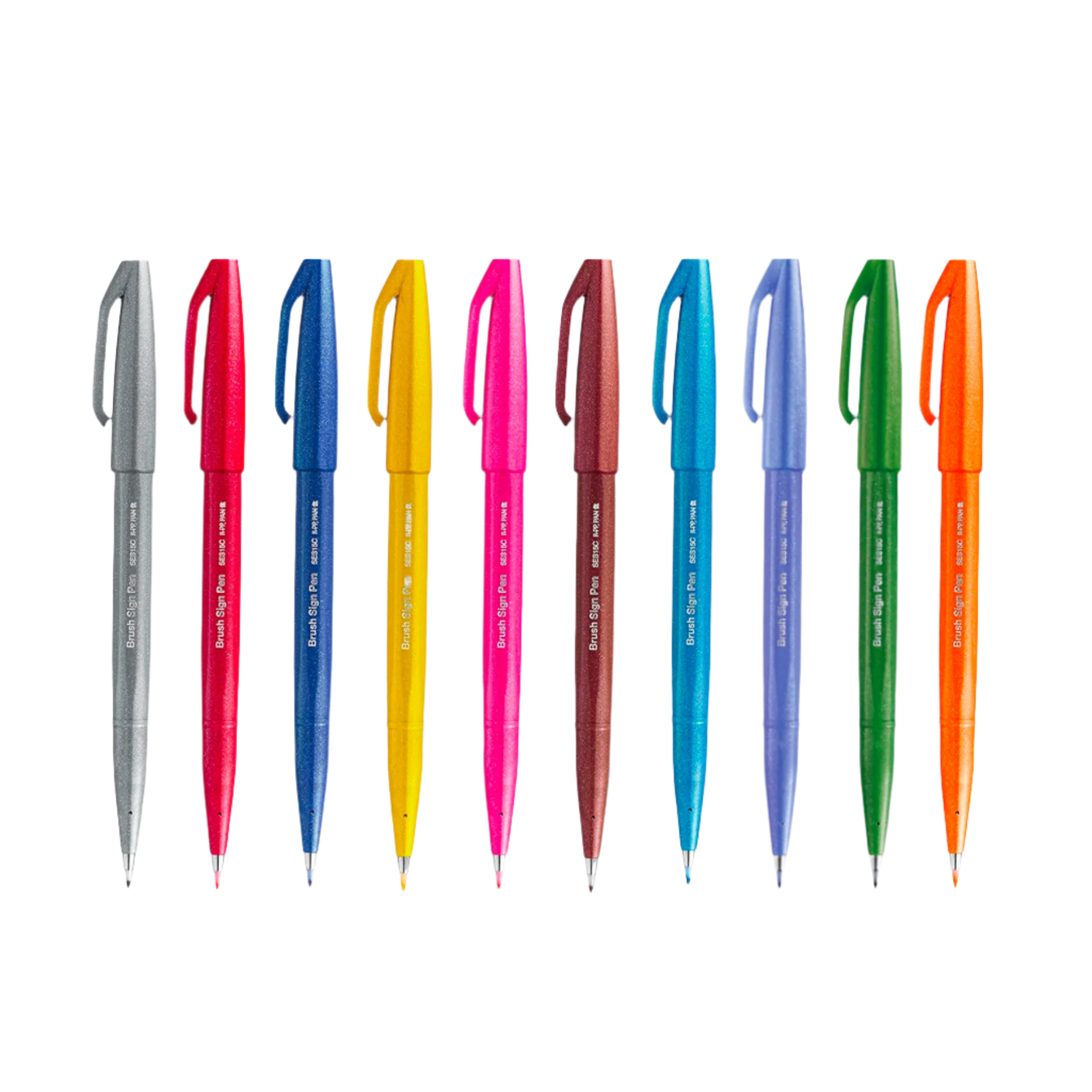 Set of Brush Sign Pens
