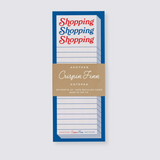 crispin finn shopping shopping shopping note pad