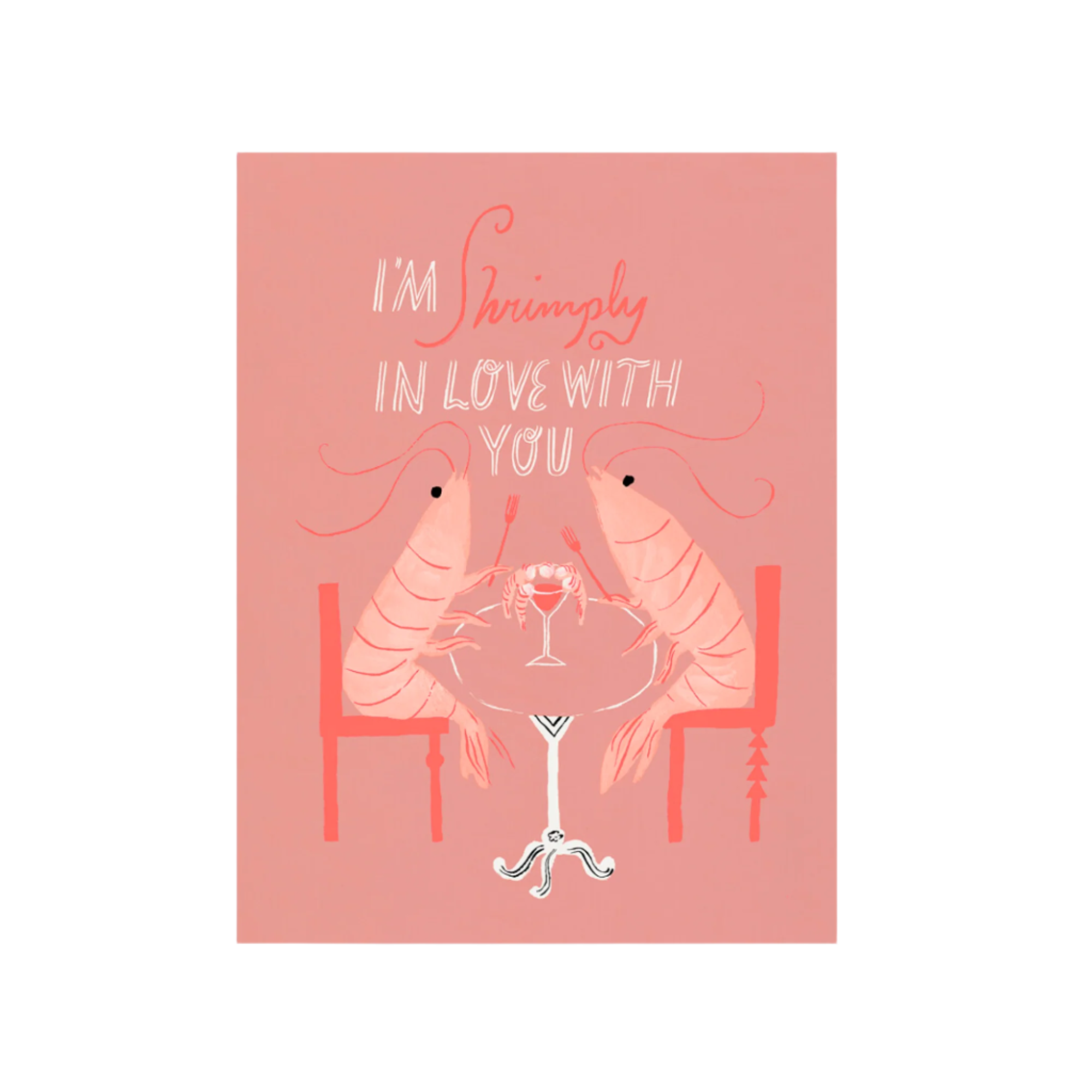 Shrimps Valentines Card