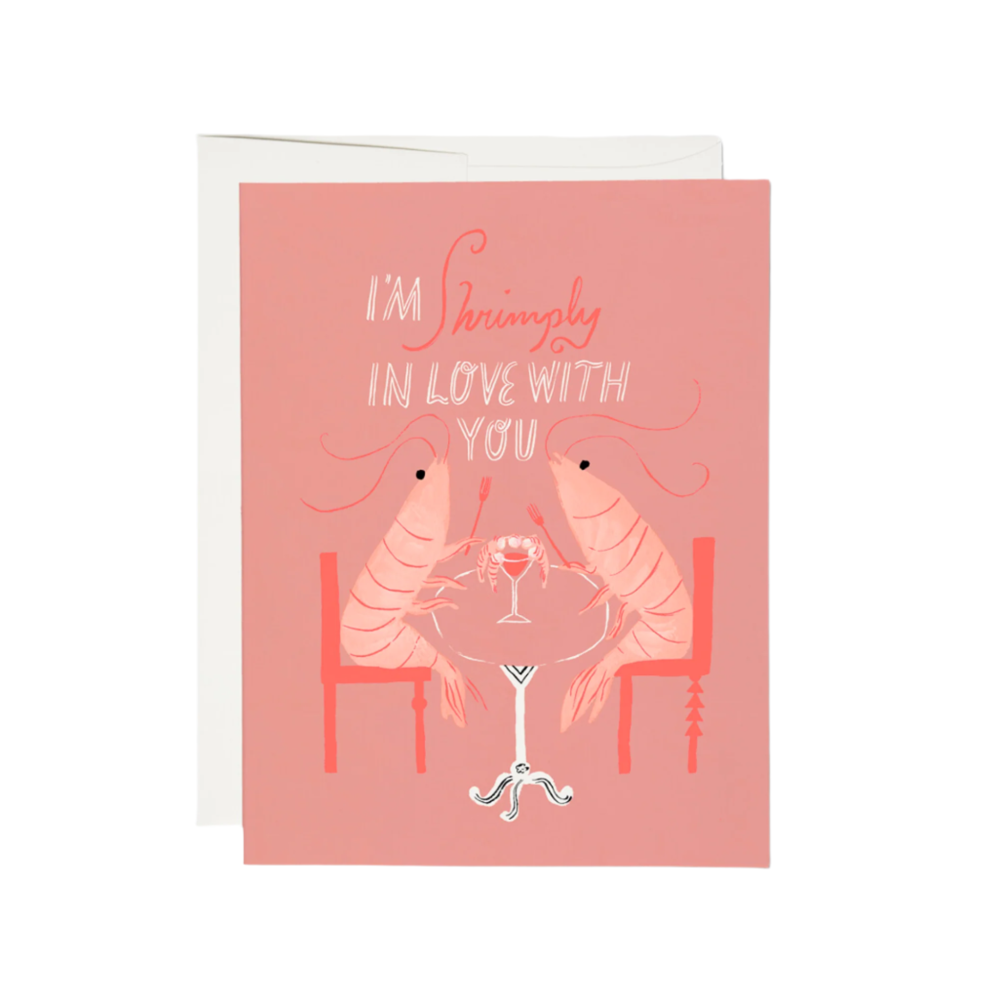 Shrimply In Love Card