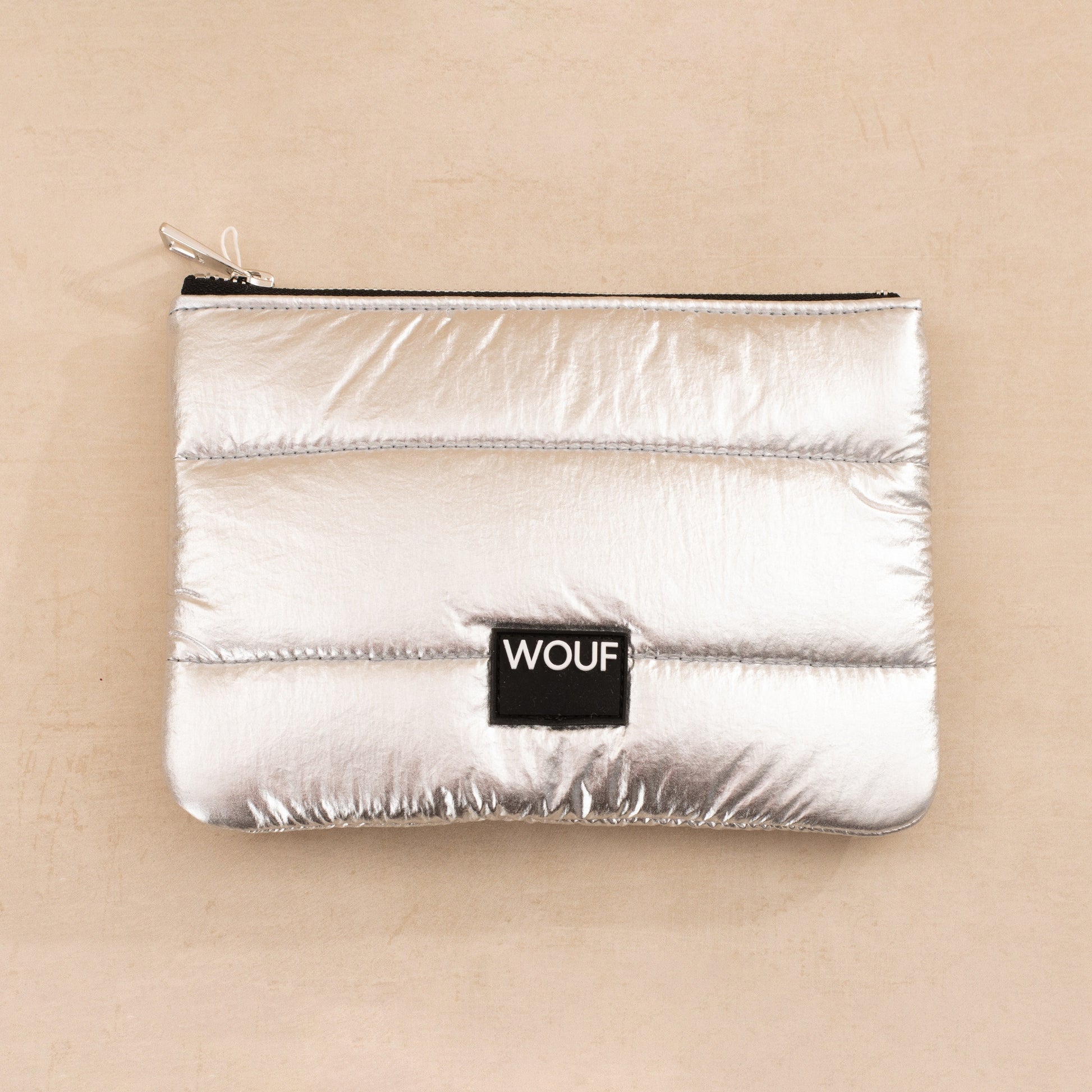 Wouf Glossy Pouch - Silver