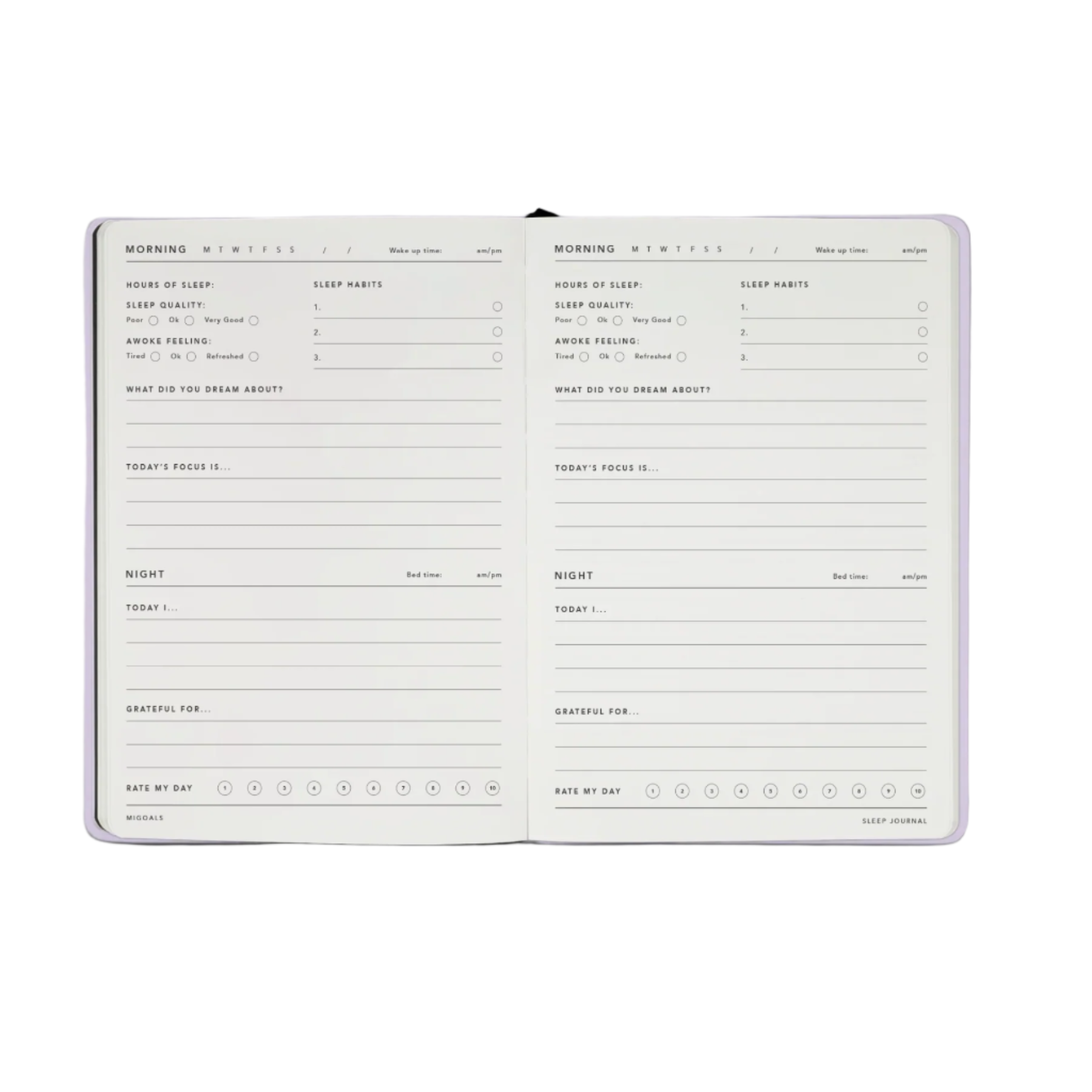Sleep Journal inside