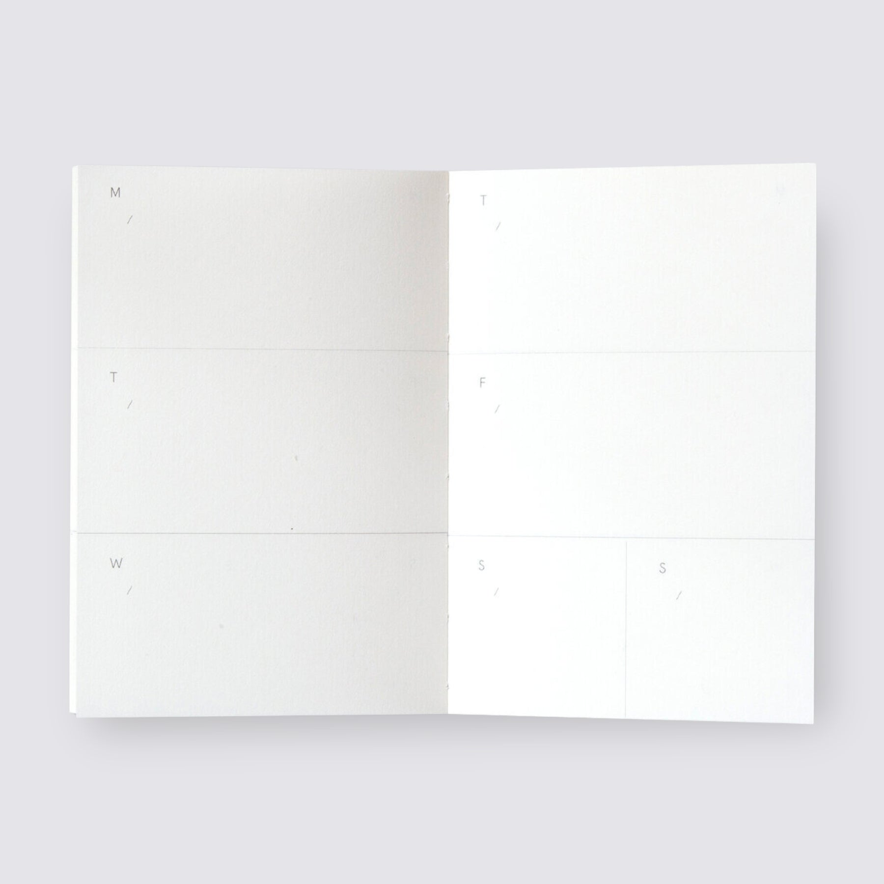 Small UK made weekly planner