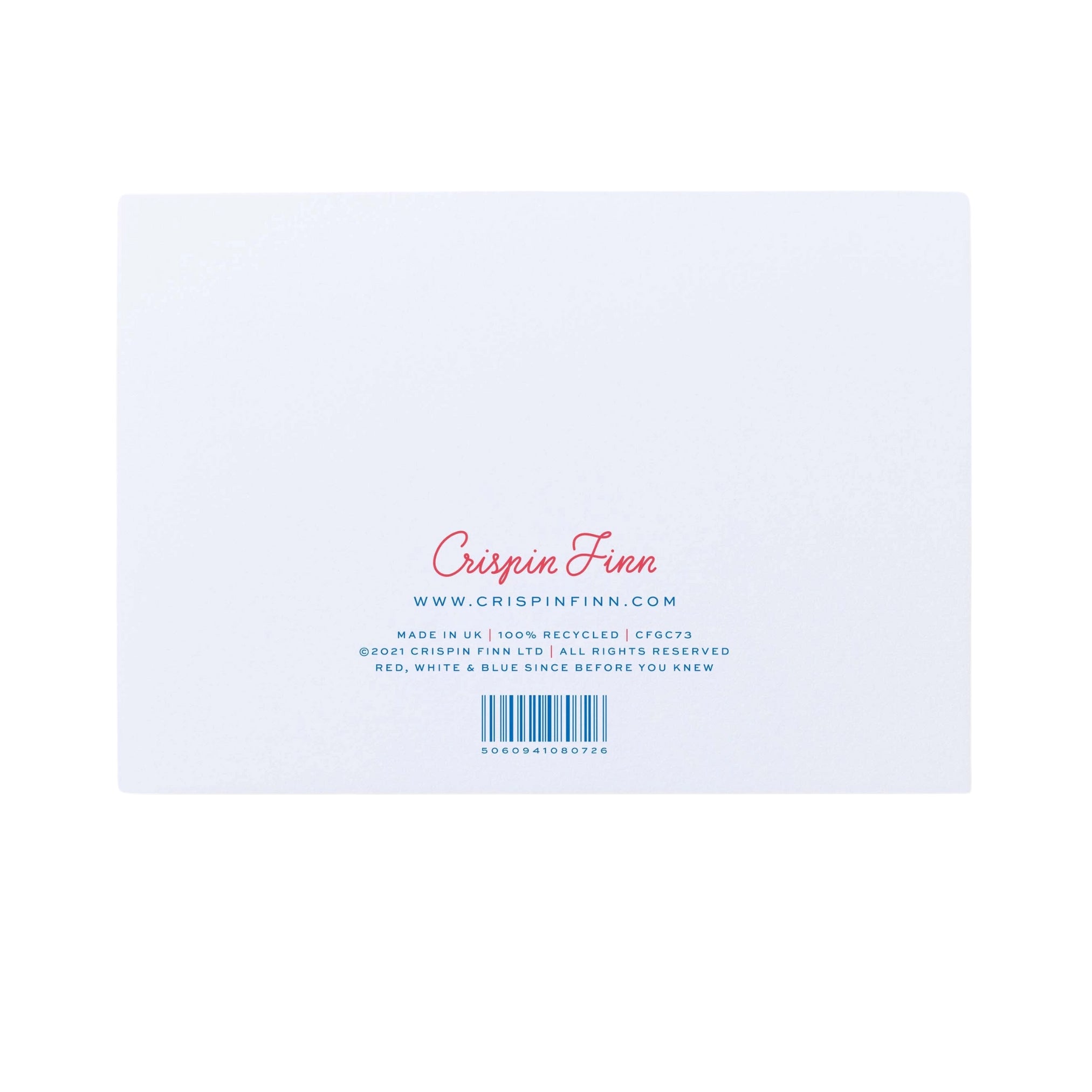 Sorry greeting card back
