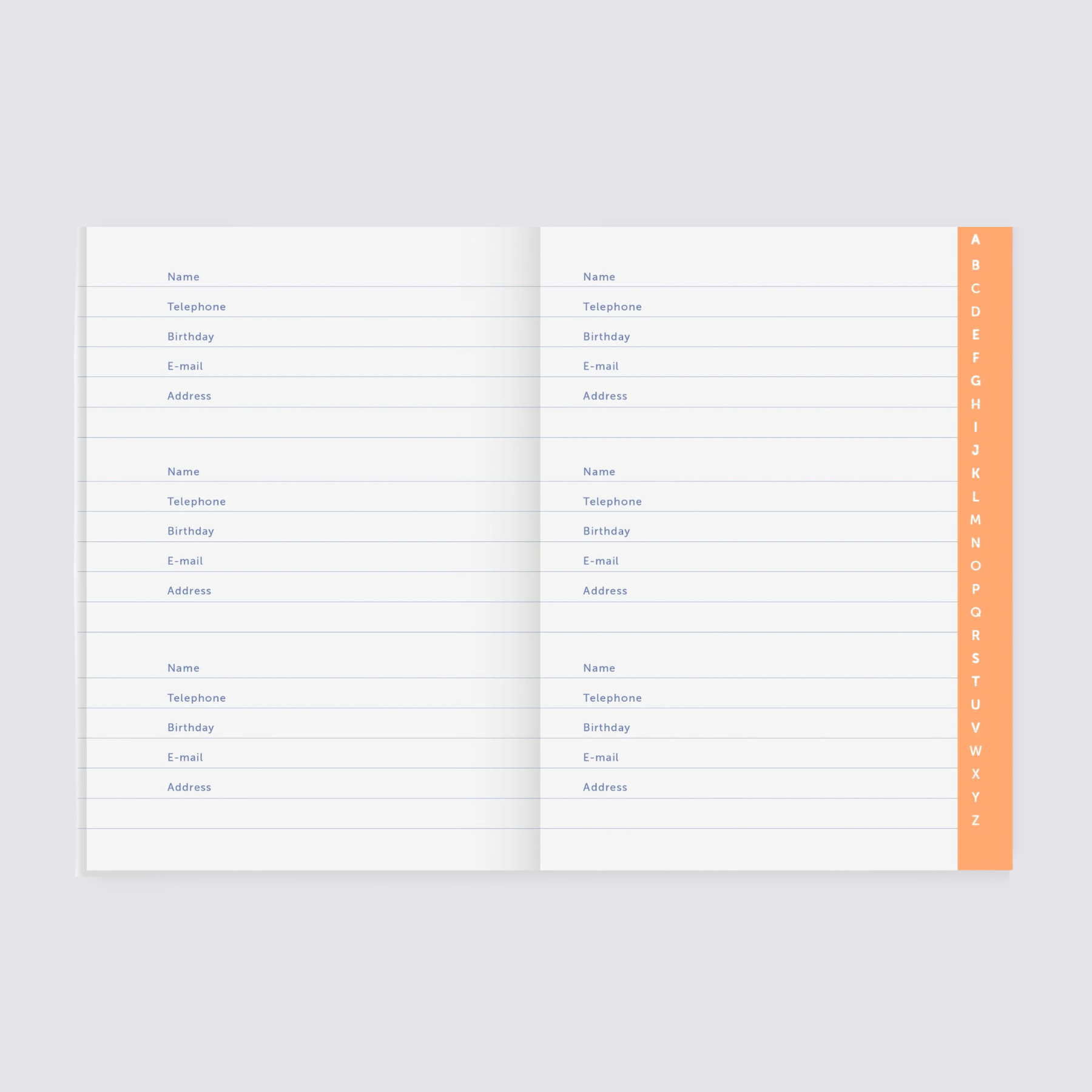 Stylish Address book