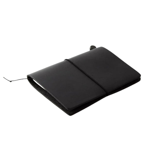 Leather Passport Notebook - Black