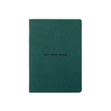 Teal green a6 notebook