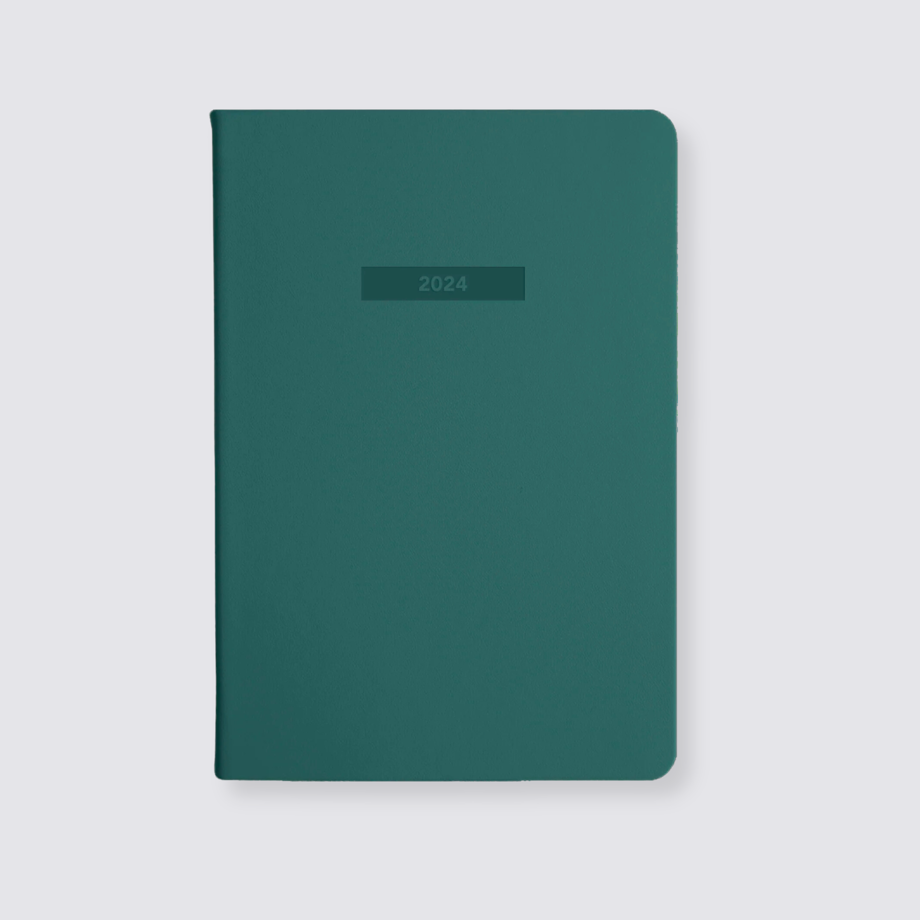 Teal weekly spread diary