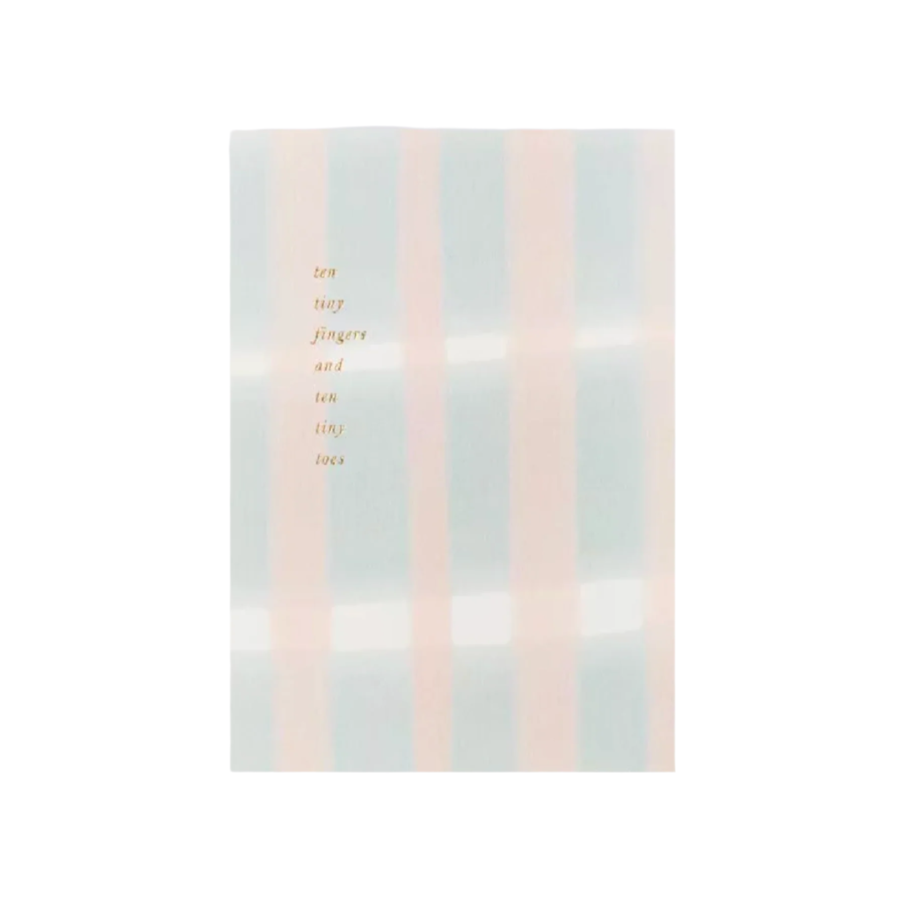 Tiny Fingers New Baby  Card