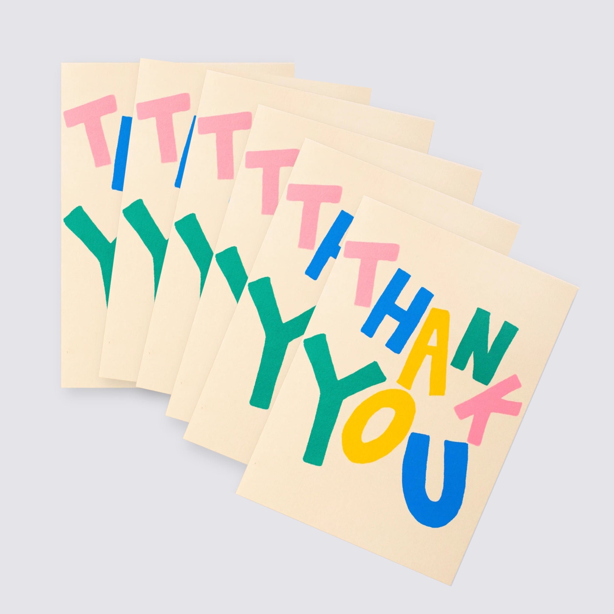 Thank You Card Set of 6