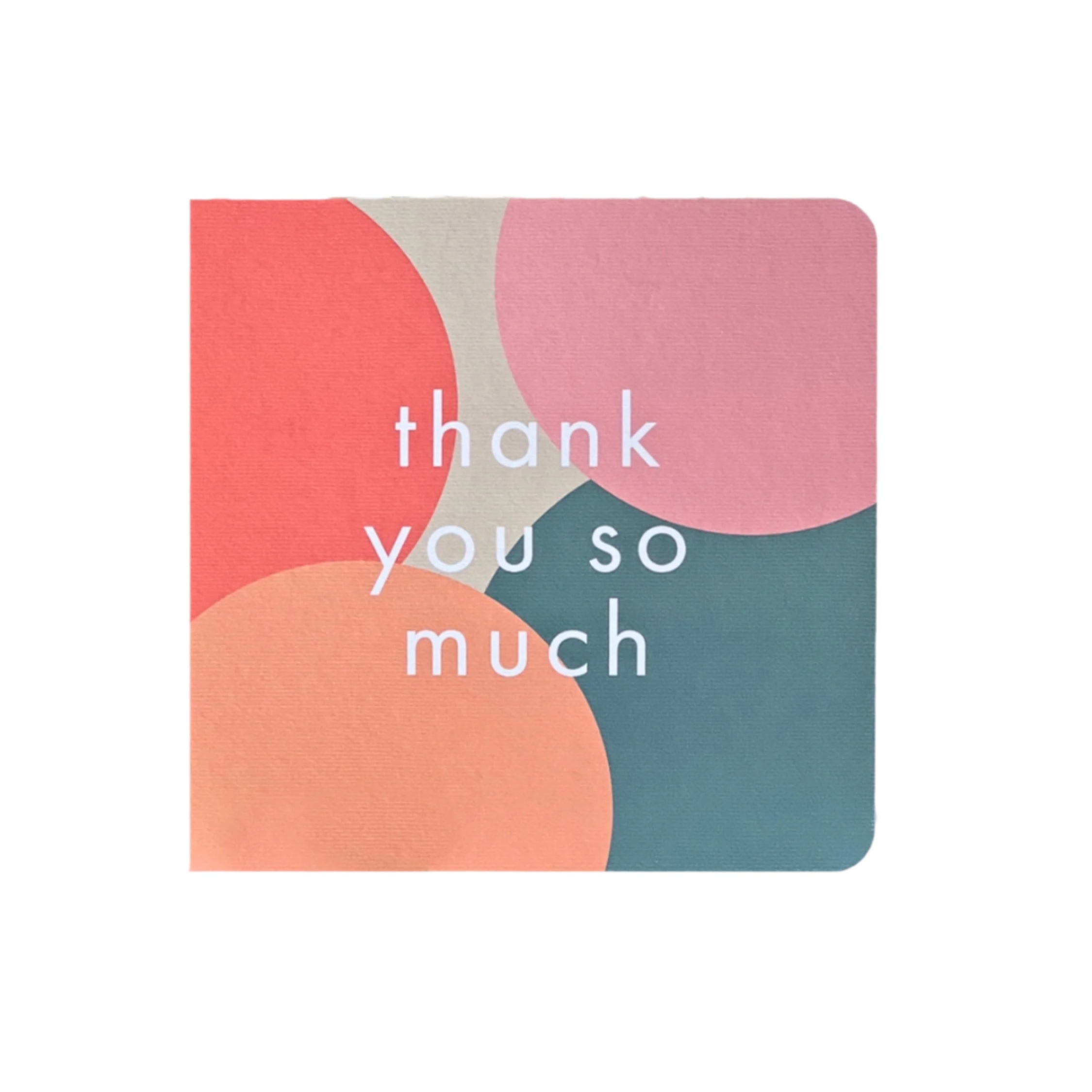 Thank you so much greetings card