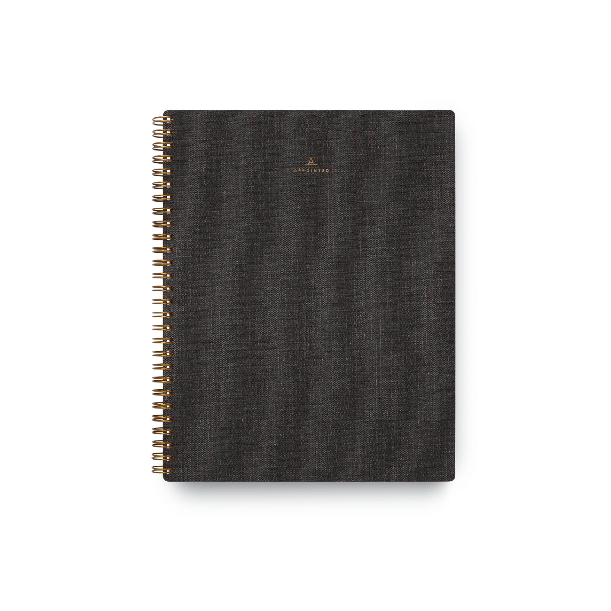 The Appointed Notebook in charcoal grey
