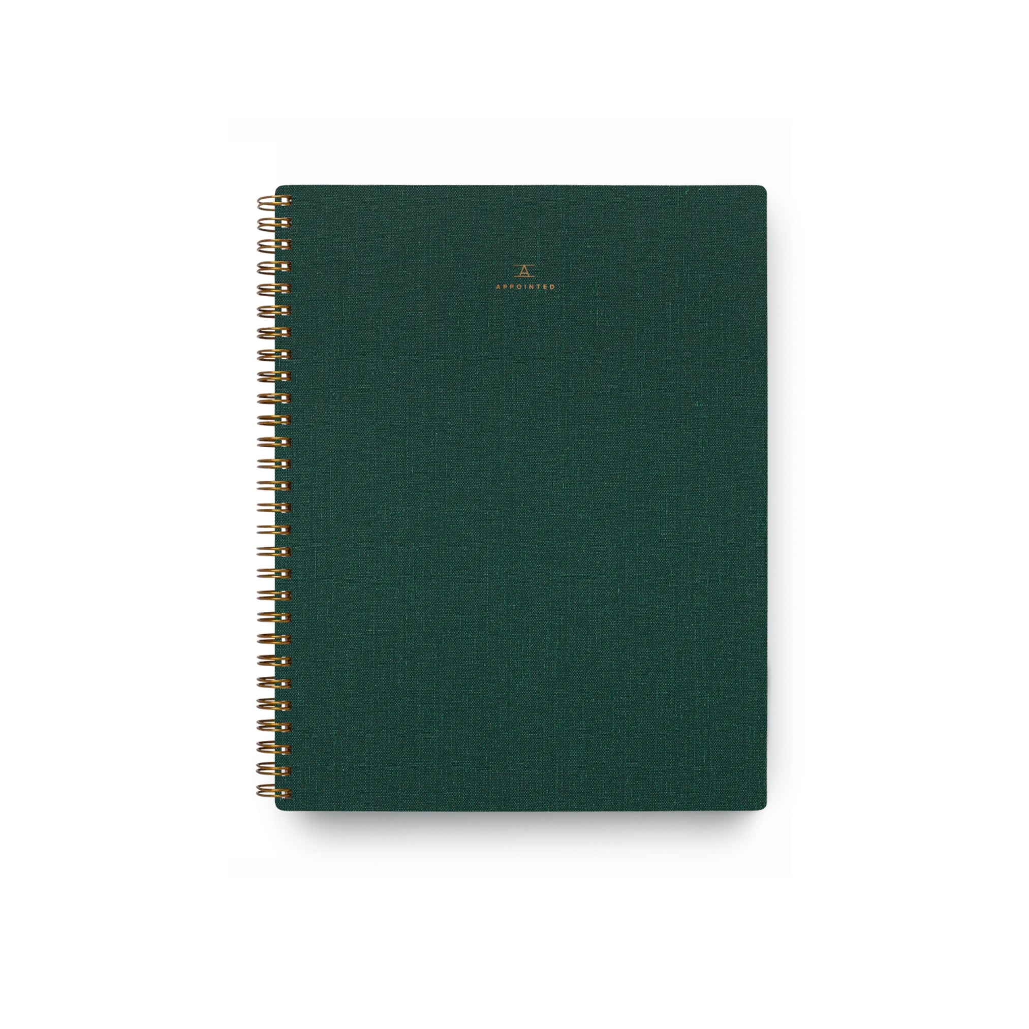 The Appointed Notebook in Hunter Green