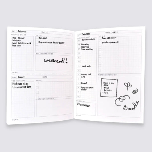 The Daily Planner Undated - Amwell