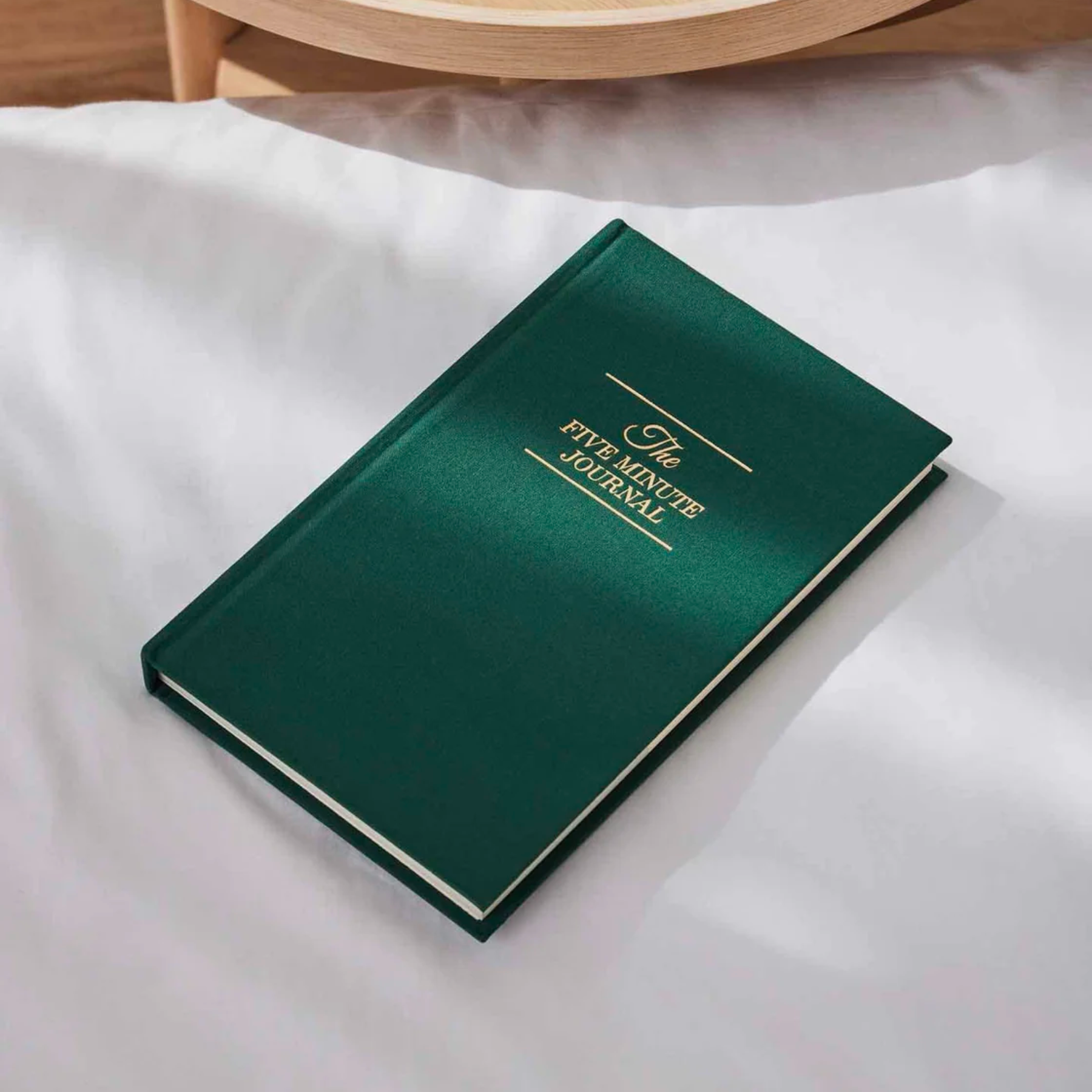 Five Minute Journal in dark Green