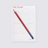 The Plan notepad Crispin Finn