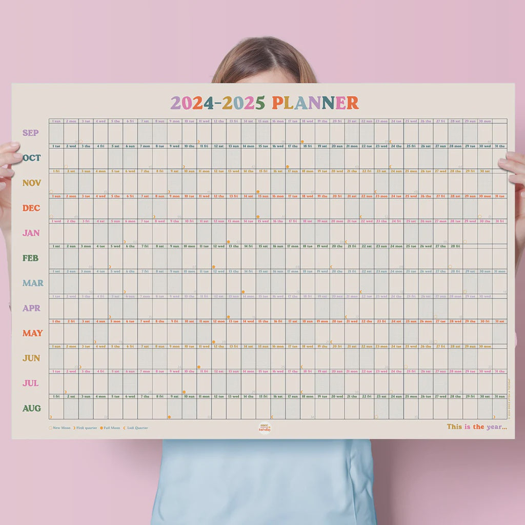2024-2025 This Is The Year Academic Wall Planner