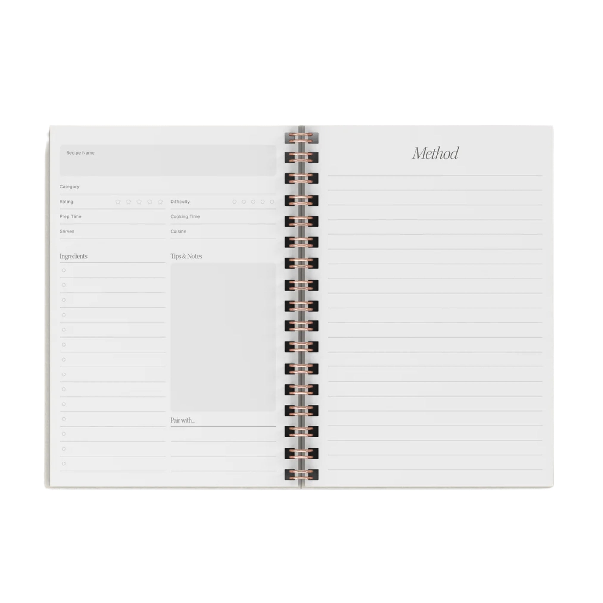 Recipe Notebook