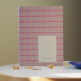Lilac Notem notebook with ruled sheets. Designed in Denmark