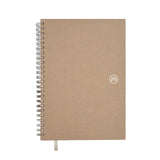 Undated Planner Brown Bookcloth