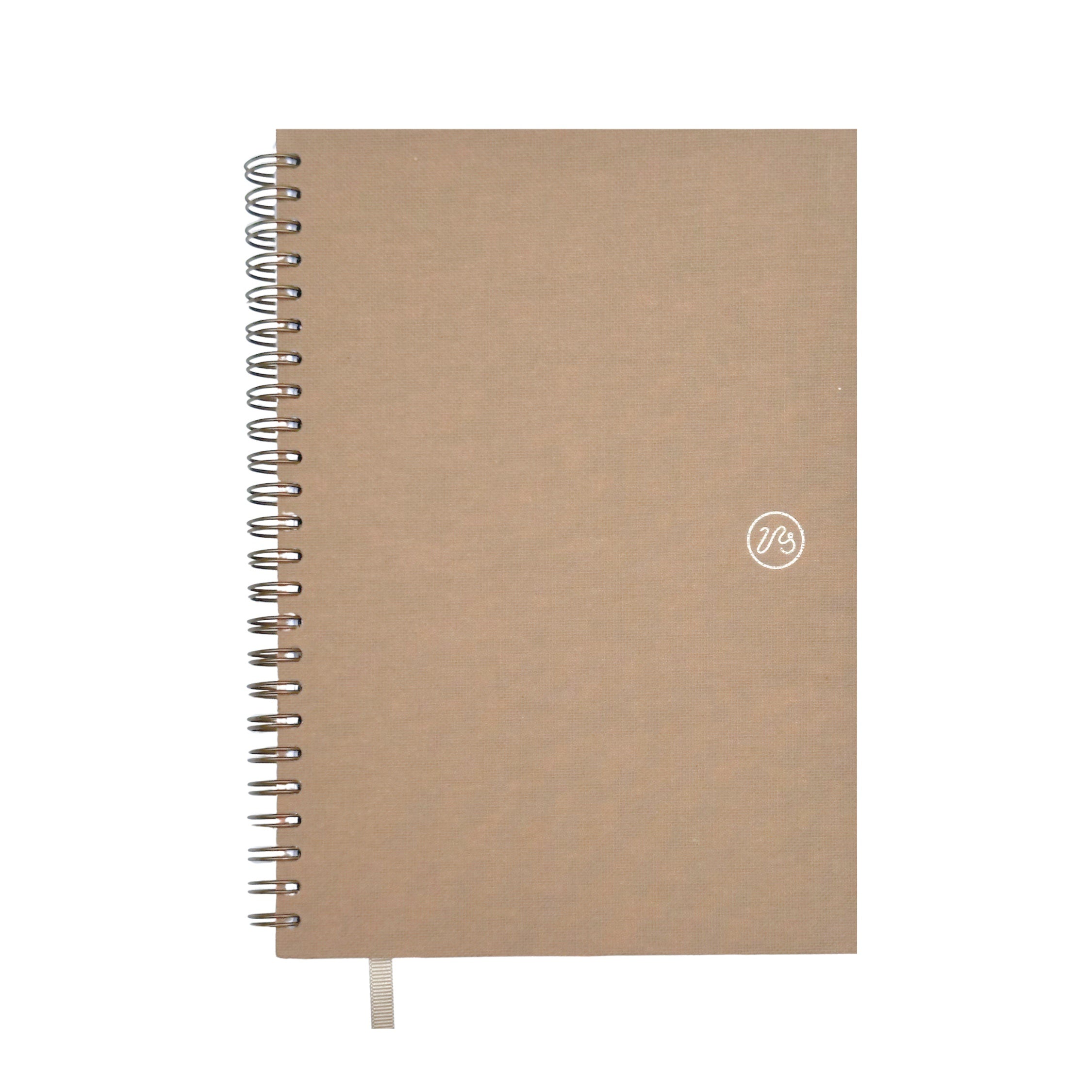 Undated Planner Brown Bookcloth