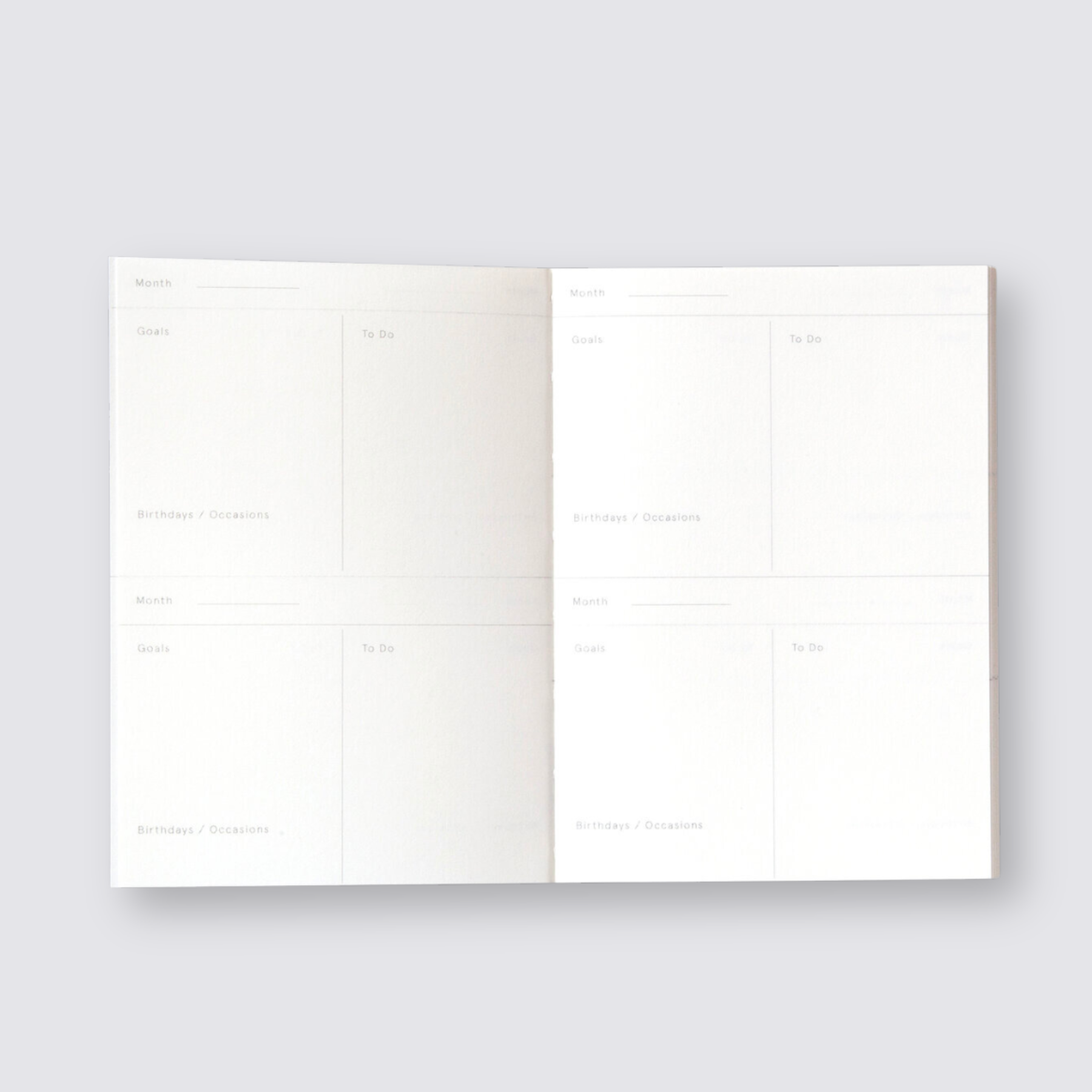 minimal pocket journal